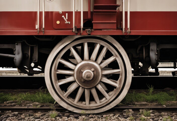 Naklejka premium train wheels transportation wagon wheel transport travel railway railroad steel locomotive old iron steam station engine metal vehicle rail track industry vector road vintage power industrial