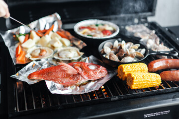 バーベキュー　BBQ　アウトドア