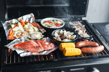 バーベキュー　BBQ　アウトドア