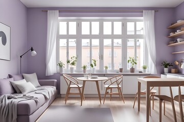 Fototapeta premium apartment with stylish design