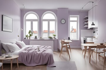 Fototapeta premium apartment with stylish design