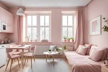 Fototapeta premium apartment with stylish design