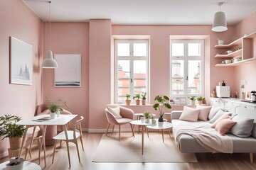 Fototapeta premium apartment with stylish design