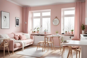 Fototapeta premium apartment with stylish design