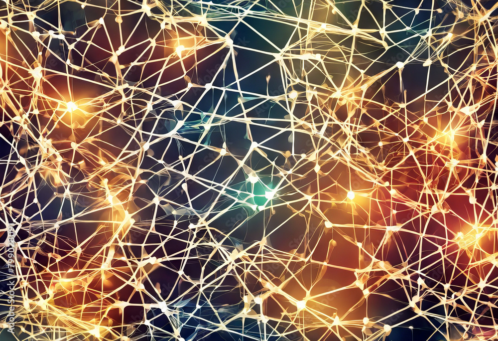 Poster internet background abstract connection pattern vector design art illustration backgrounds template 