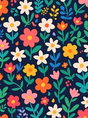 colorful flower wallpaper background