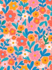 colorful flower wallpaper background