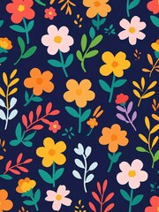 colorful flower wallpaper background