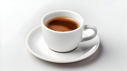 Obraz na płótnie Canvas Americano hot cup of coffee