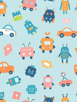 toy wallpaper pattern background
