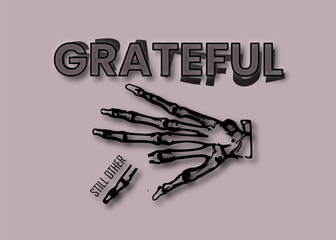 Skull text effect T shirt design, editable text