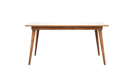 Desk or table Interior design concept furniture for living isolated on clear png background and transparent background, AI generative.	