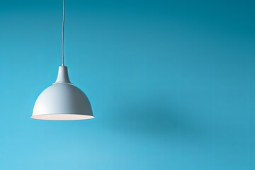 Obraz premium Luminous Tranquility: Minimalist Hanging Lamp