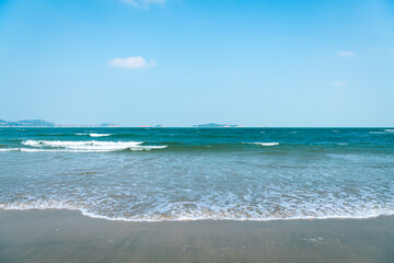 Fototapeta premium Seaside scenery of Pingtan Island, Fuzhou City, Fujian Province, China