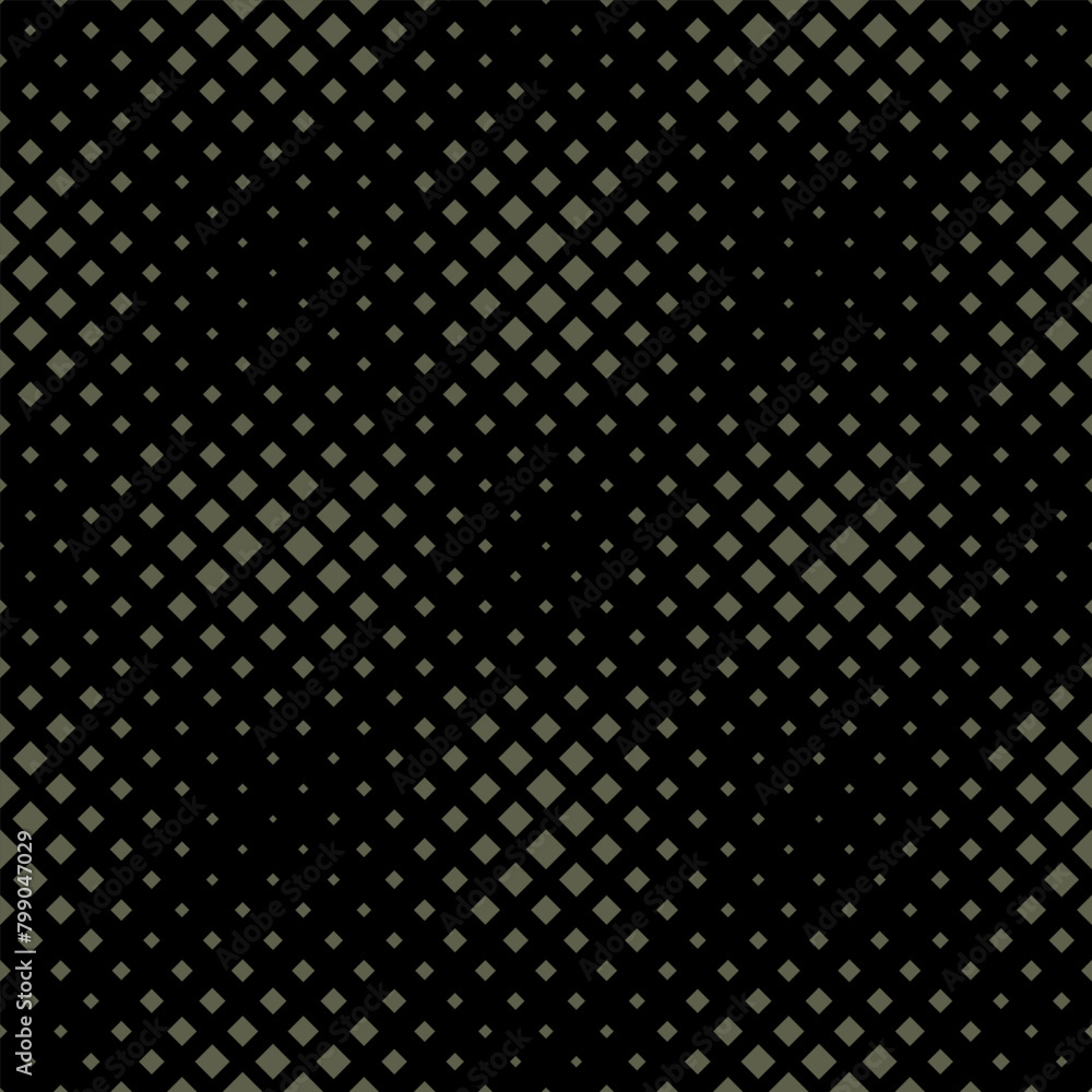 Poster seamless halftone geometric diagonal square pattern - abstract repetitive vector background