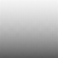Repeating geometrical diagonal square pattern background - monochrome abstract vector graphic with squares