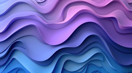 Fototapeta premium Colorful Abstract Background With Wavy Shapes