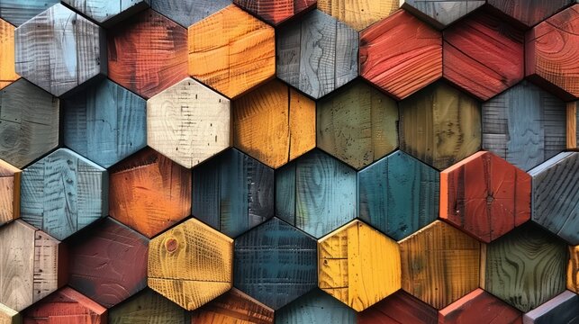 Close Up of Wooden Blocks