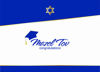 Mazel, Tov jewish graduation 