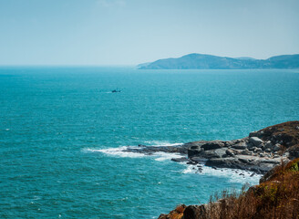 Fototapeta na wymiar Seaside scenery of Pingtan Island, Fuzhou City, Fujian Province, China