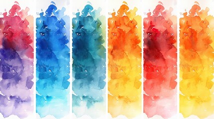 Abstract watercolor painting. Colorful watercolor background. Hand painted watercolor.
