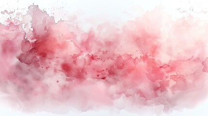 Abstract watercolor painting. Pink watercolor background.