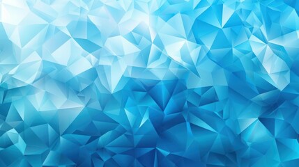 Obraz premium Blue Abstract Background With Triangles