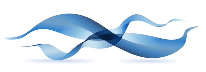 The infinity symbol is created using blue and white colors, representing the endless flow of water in river flow control systems