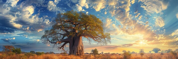 Baobab Tree, Africa Landscape, Madagascar Nature, Baobab Trees, Copy Space