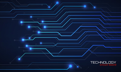 Abstract background with circuit board, technology design. High tech connection system