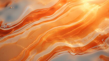 Obraz premium Vibrant Contrast: Orange and White Marble Rock Background, Ideal for Modern Design and Nature-inspired Projects