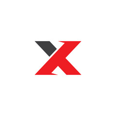 X logo vector icon illustration