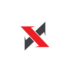 X logo vector icon illustration