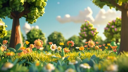 Obraz premium icon illustratorClipart clay style of clipart clay style isolated on pure solid background of abstract landscapes hyper realistic