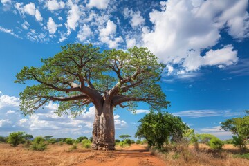 Baobab Tree, Africa Landscape, Madagascar Nature, Baobab Trees, Copy Space