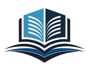 Book logo vector design