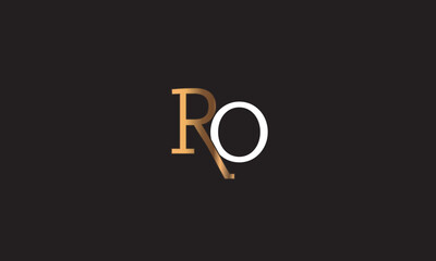 RO, OR, O, R Abstract Letters Logo Monogram