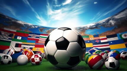 Naklejka premium The upcoming World Cup