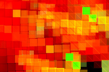 Innovative Geometric Design: Vibrant Red Patterns for Web, Flyers, and Art