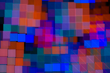 Abstract Cubic Fractals: Modern Backgrounds for Web Design, Flyers, and Art