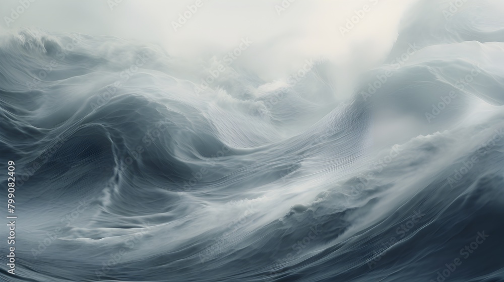 Poster lose yourself in the sophistication of an elegant gray wave, its smooth swooshing motion hinting at 