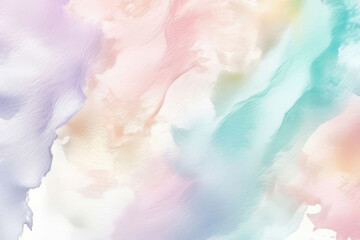 Watercolor light purple, pink and turquoise abstract pastel colors backdrop. Gradient neon colors with rainbow foil effect 