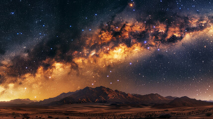 Deep space universe galaxy milky way night sky filled with stars.
