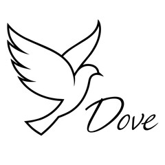 Dove Bird Logo vector (2)