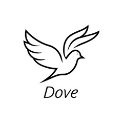 Dove Bird Logo vector (8)