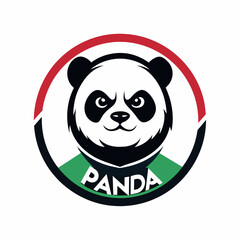 Panda logo vector art illustration (12)