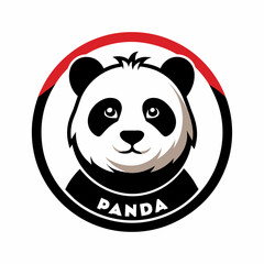 Panda logo vector art illustration (13)
