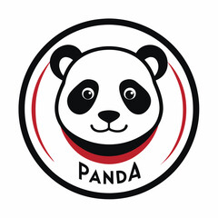 Panda logo vector art illustration (11)