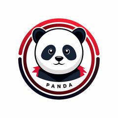 Panda logo vector art illustration (14)