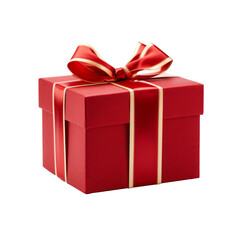 Obraz premium color gift box isolated on white